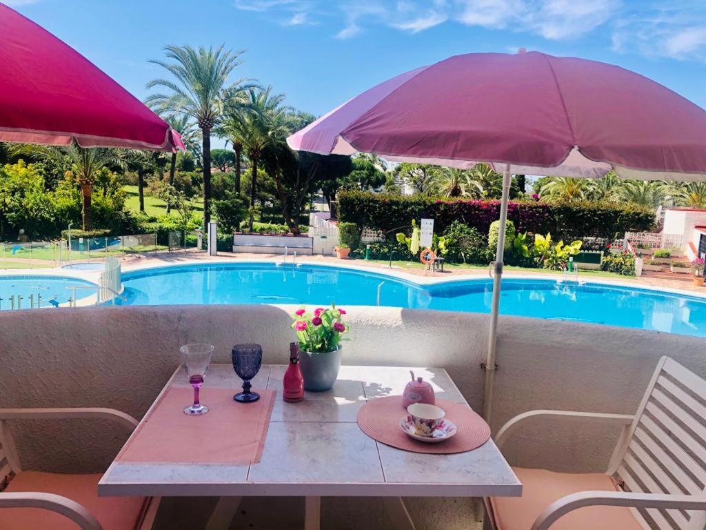 Estudio Con Terraza En Marbella Esterno foto